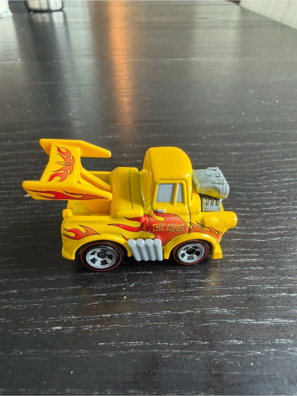 DISNEY PIXAR CARS MINI RACERS HOT ROD- LOOSE- GUC DIE CAST